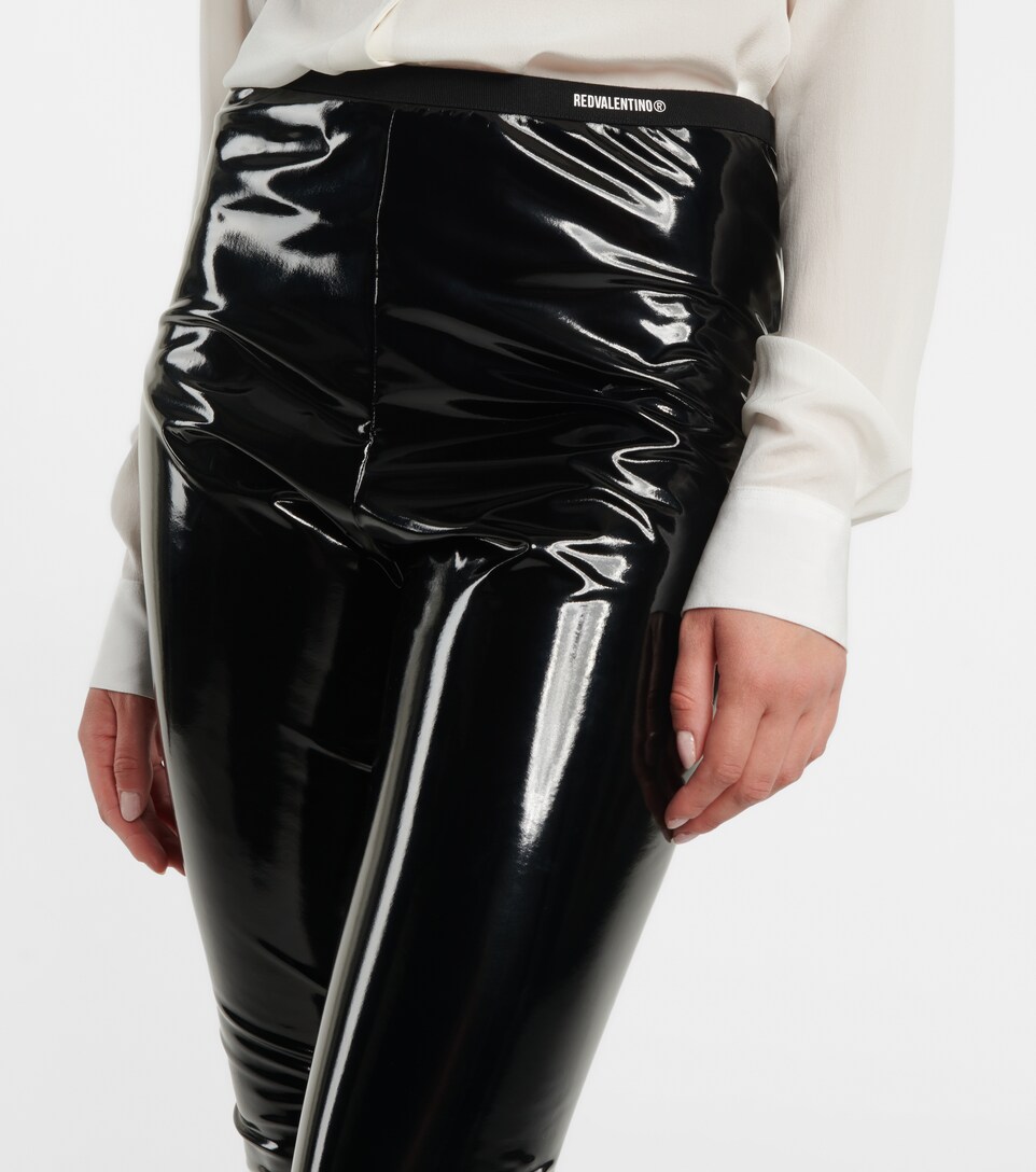 REDValentino - Vinyl leggings | Mytheresa