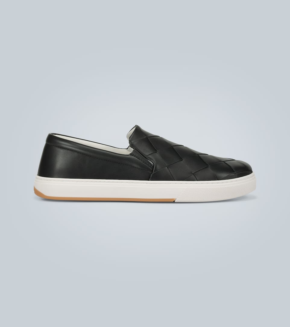 BOTTEGA VENETA SNEAKERS IN INTRECCIATO LEATHER,P00443465