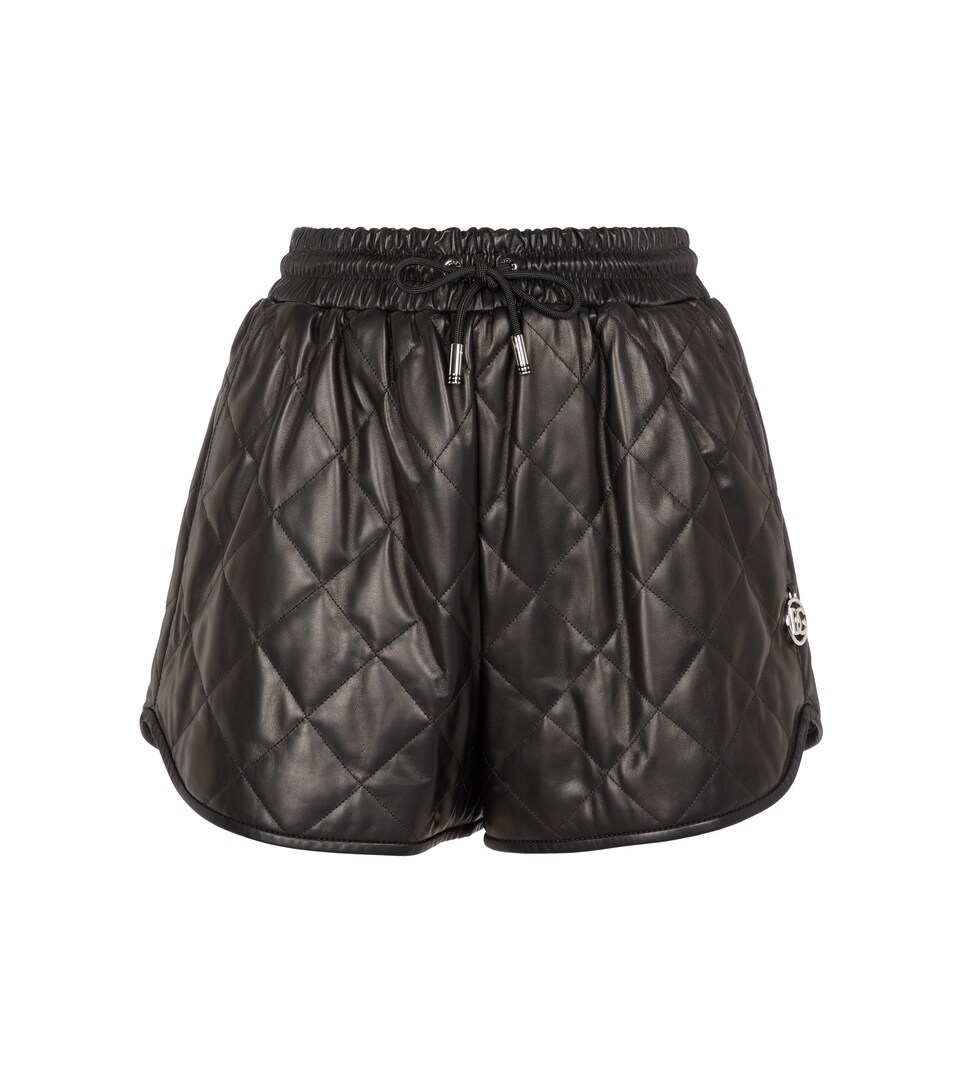 Dolce\u0026Gabbana - Quilted leather shorts 