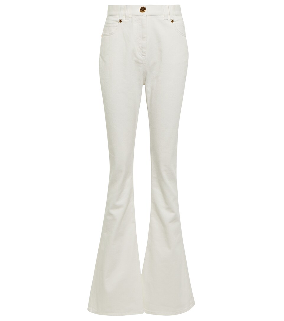Balmain - High-rise flared jeans 