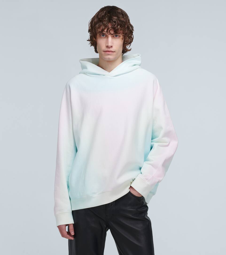 MAISON MARGIELA OVERSIZED TIE-DYE HOODED SWEATSHIRT,P00453116