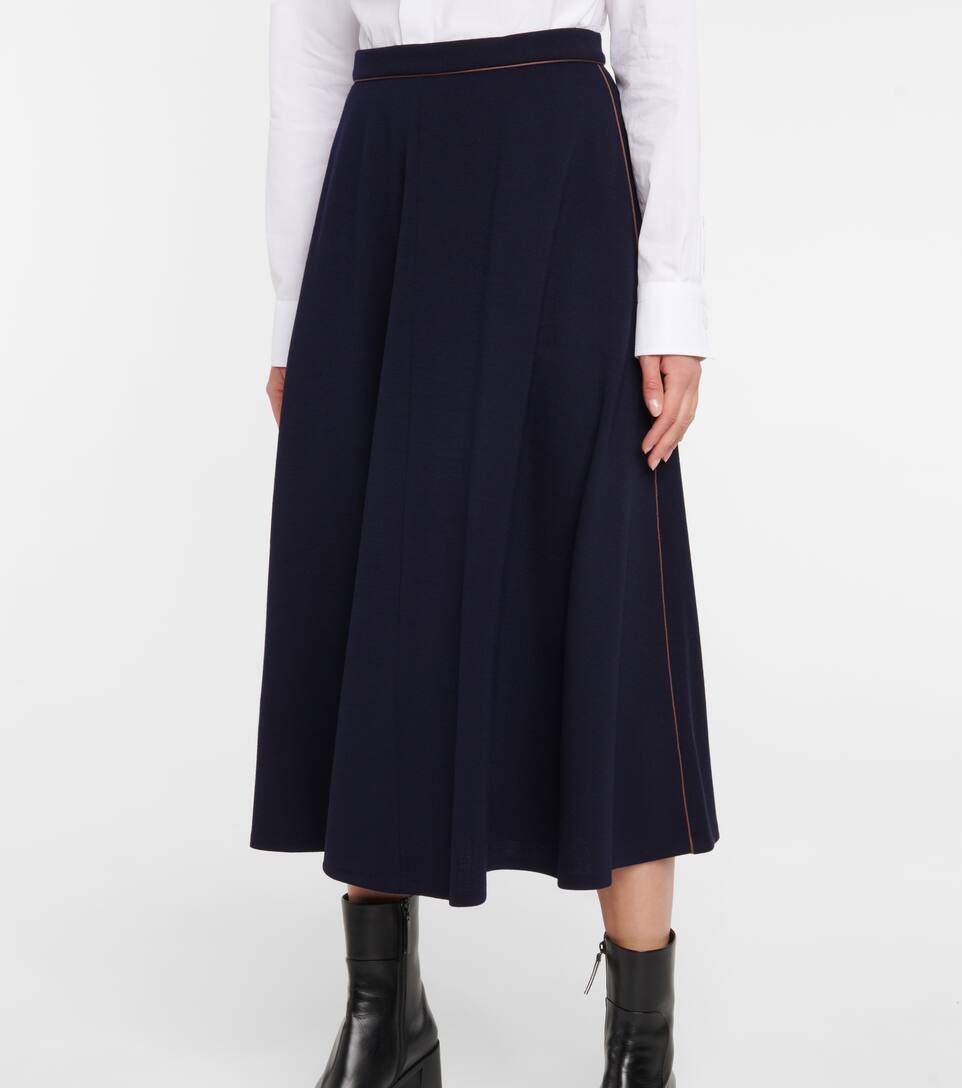 wool jersey skirt