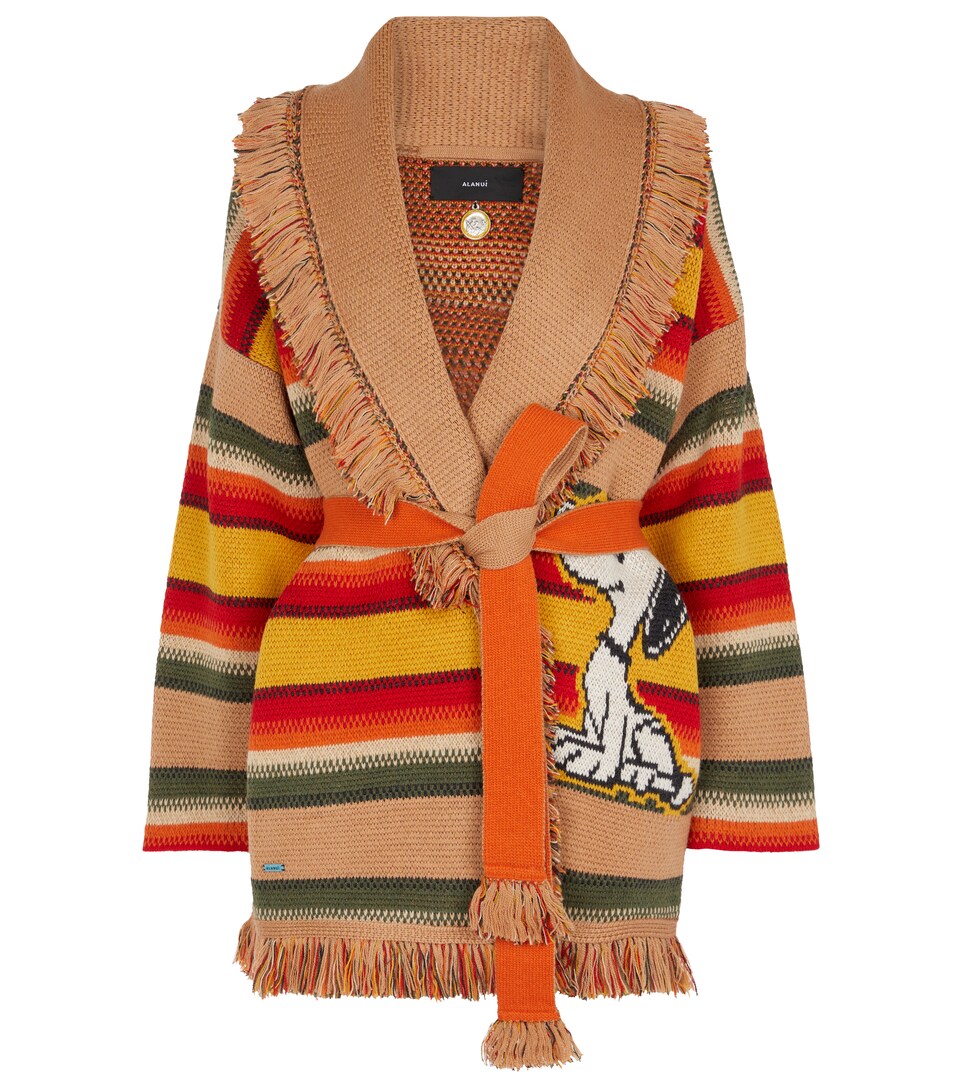 Alanui - x Peanuts® Gaucho striped wool 