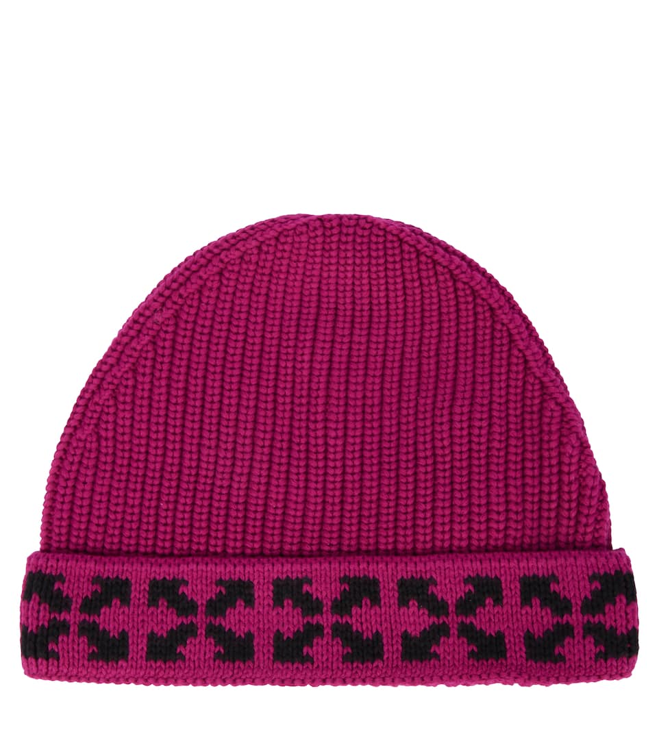 Knit cotton beanie clearance