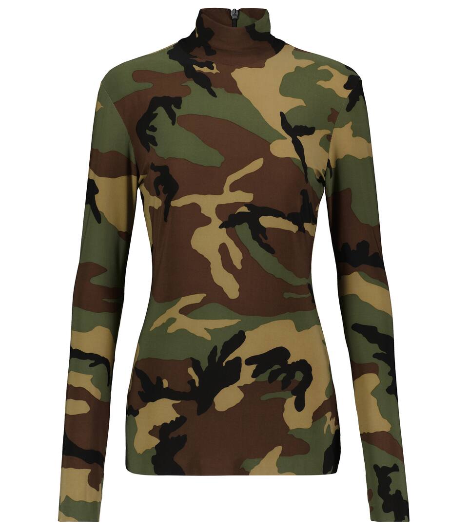 Camo turtleneck shirt clearance