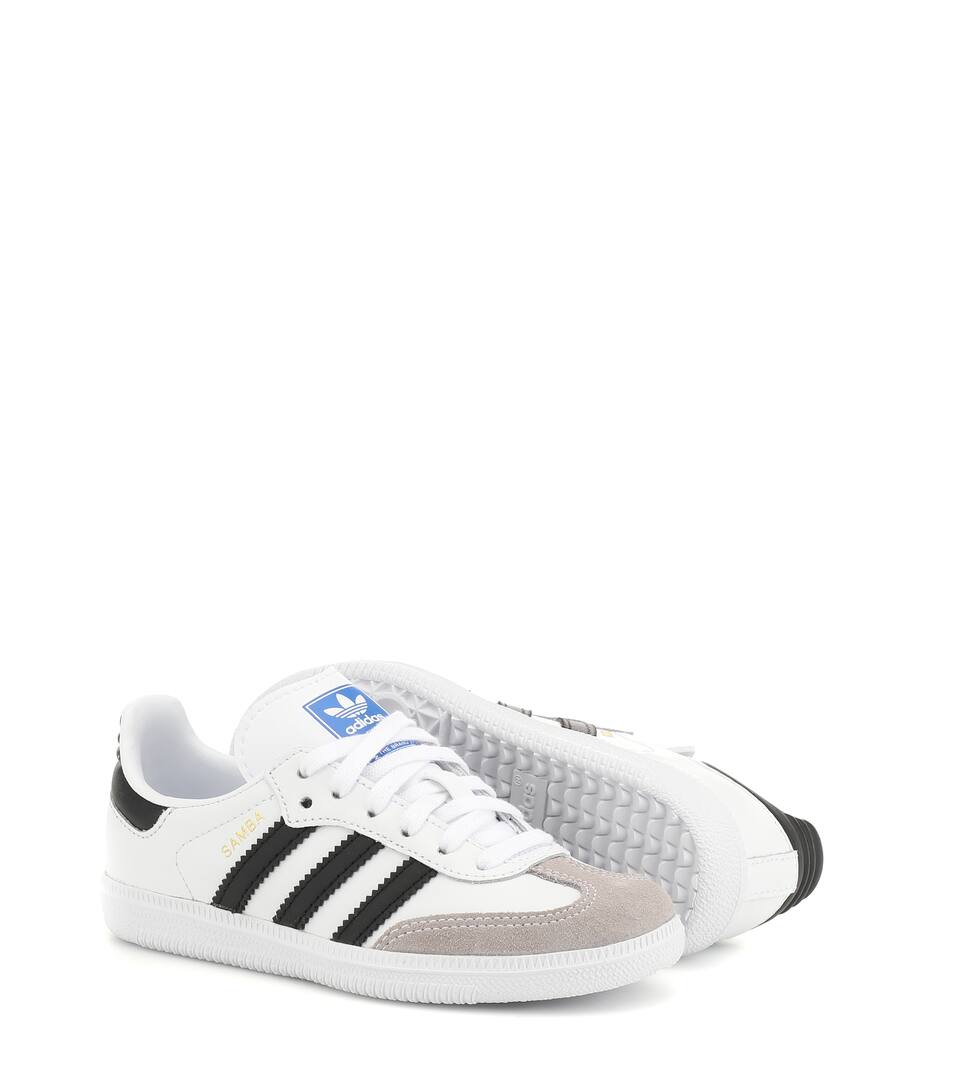 Samba Og Leather Sneakers | adidas Originals Kids Mytheresa Adidas Essential Sweatshirt whiteblack ab € 33,29