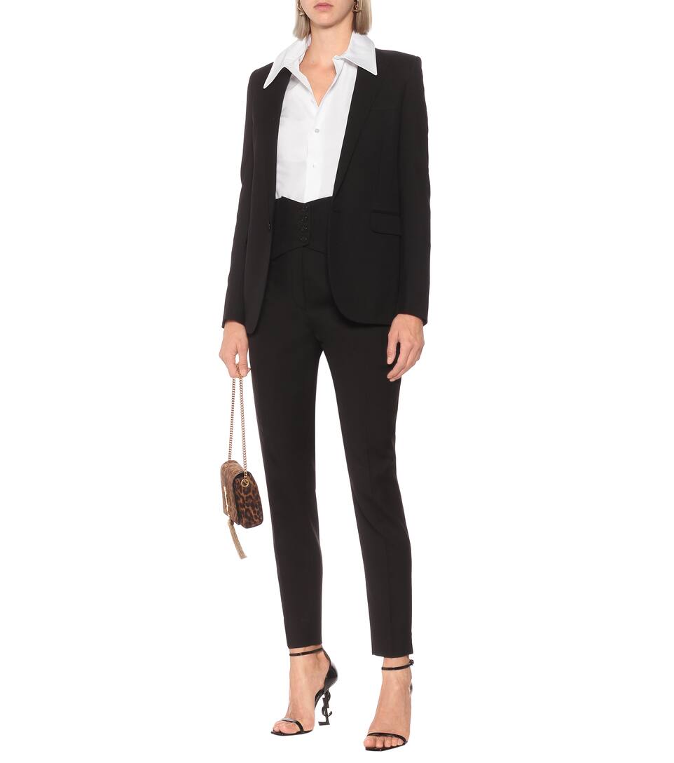 Saint laurent cotton poplin shirt clearance