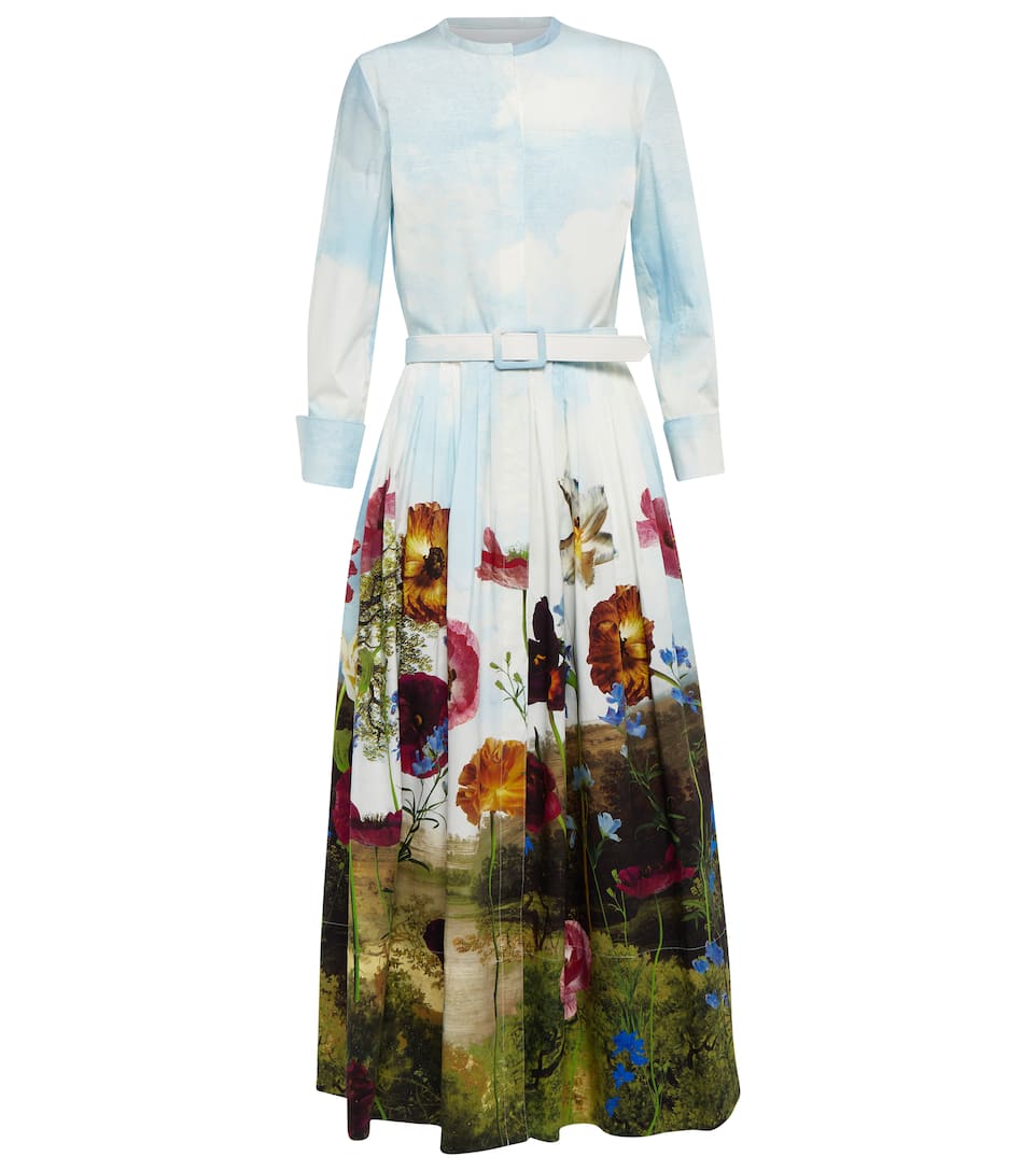 Mytheresa Donna Abbigliamento Vestiti Vestiti estivi Miniabito chemisier in cotone 