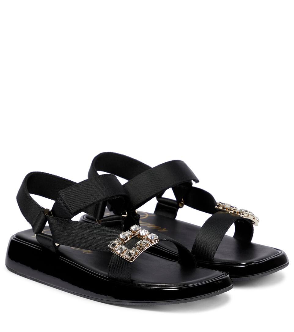 roger vivier flat sandals