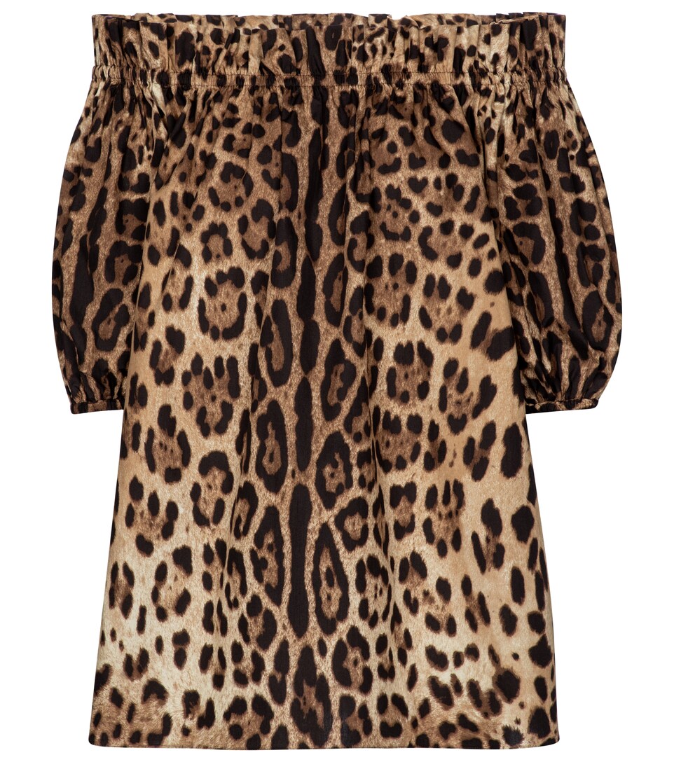 dolce gabbana leopard top