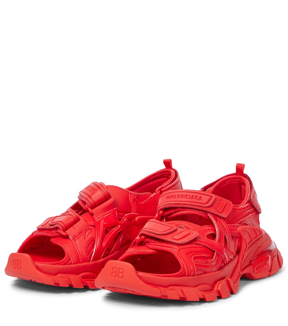 Balenciaga red sandals Clearance