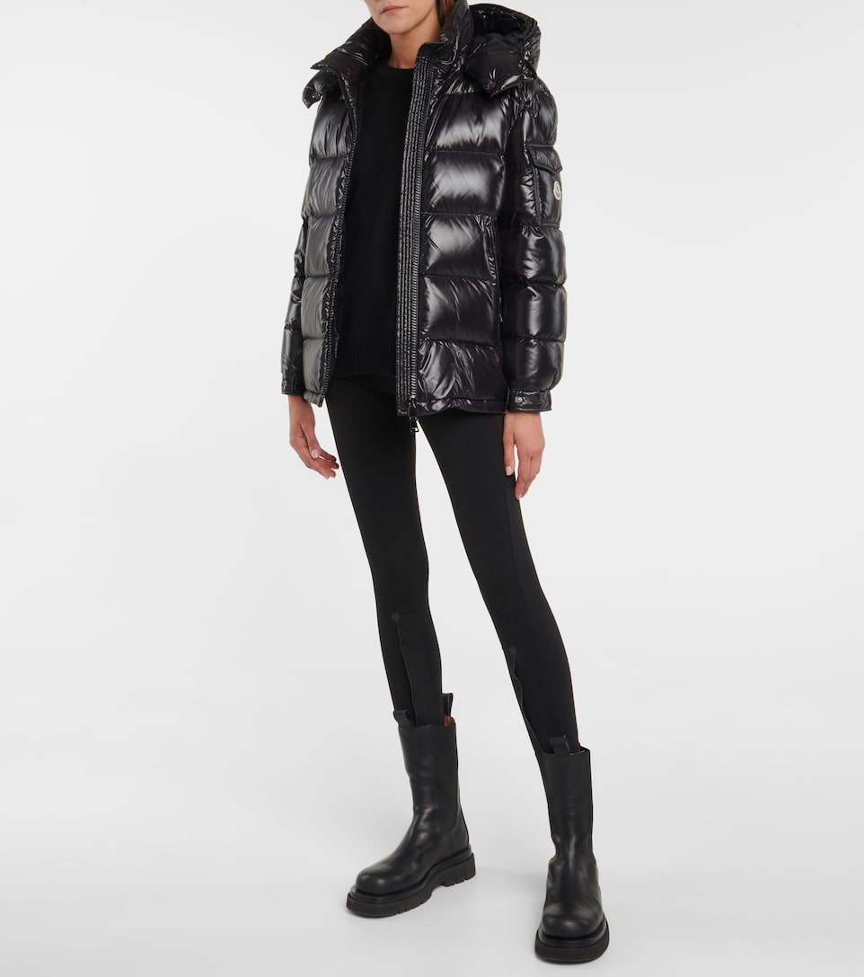 moncler shiny puffer coat