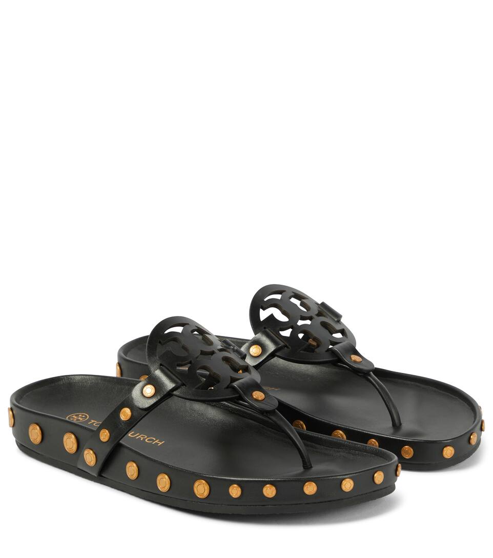 tory burch black thong sandals