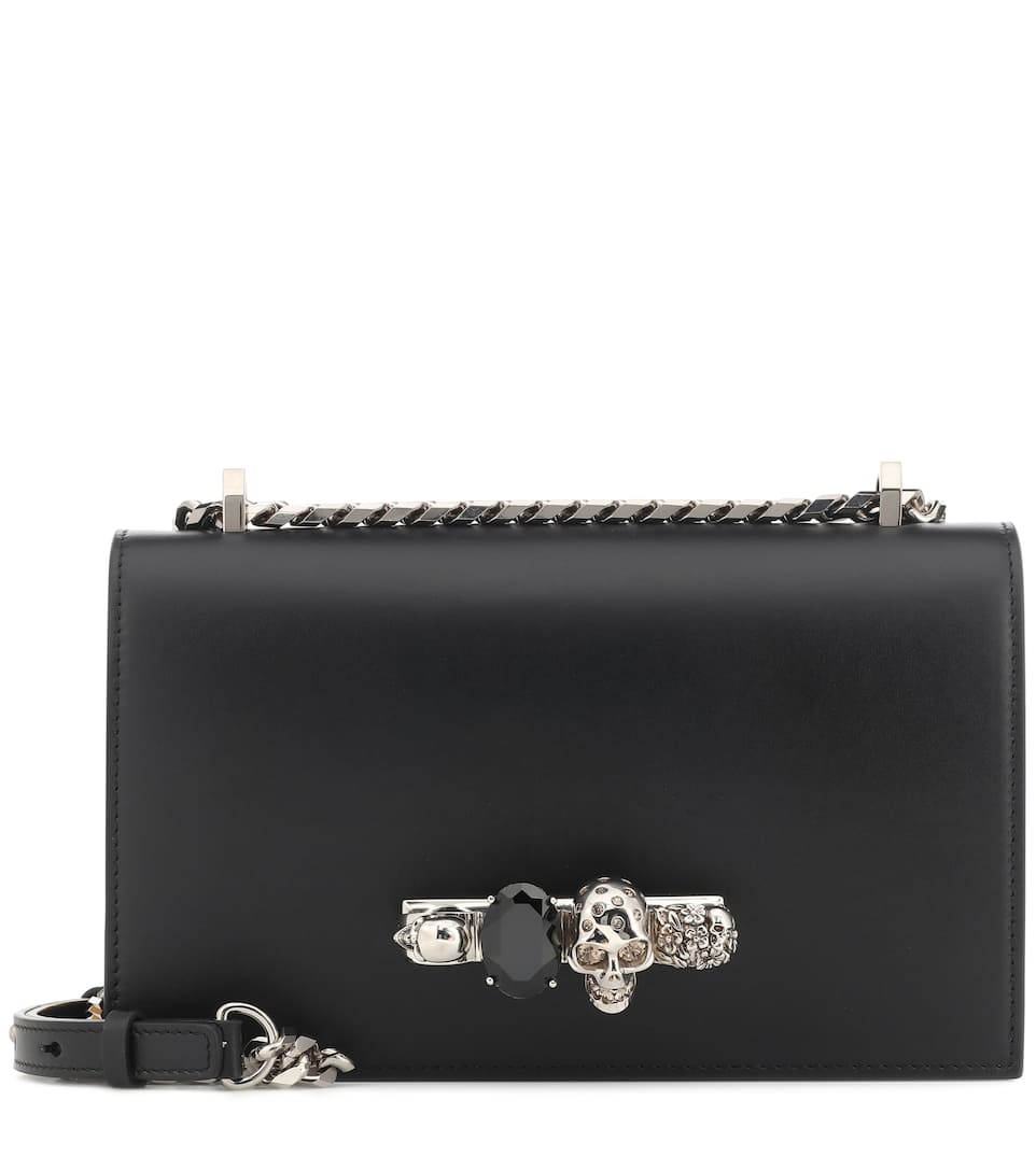 In Pelle Borsa Alexander Con Cristalli Mcqueen E9IWHD2
