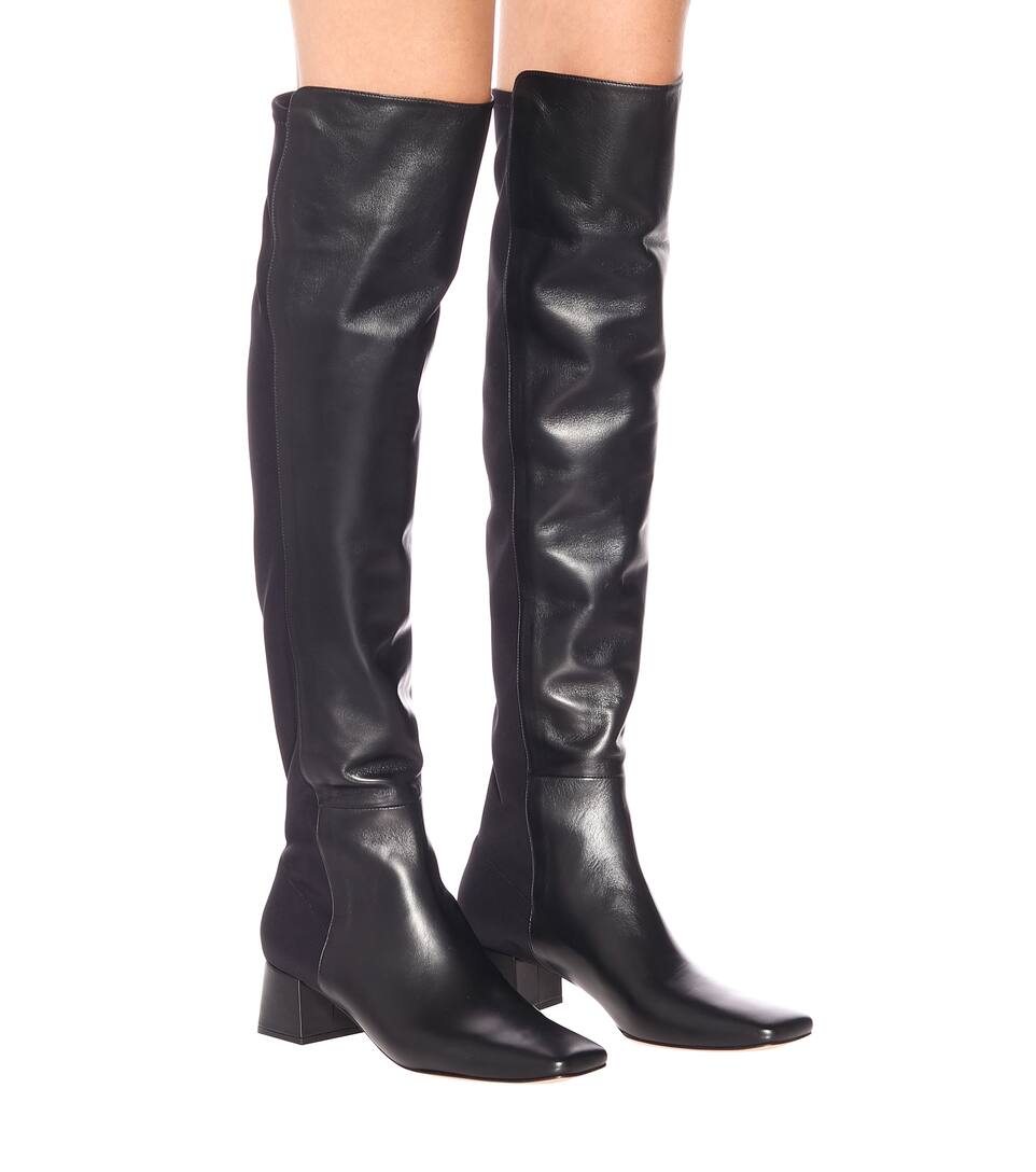 GRAUE XL OVERKNEESTIEFEL, Gr.43, Stiefel, Overknees, FLACH GRAUE XL OVERKNEESTIEFEL, Gr.43, Stiefel, Overknees, FLACH