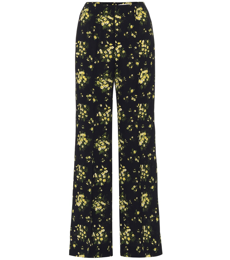Hulline stretch-crêpe wide-leg pants 