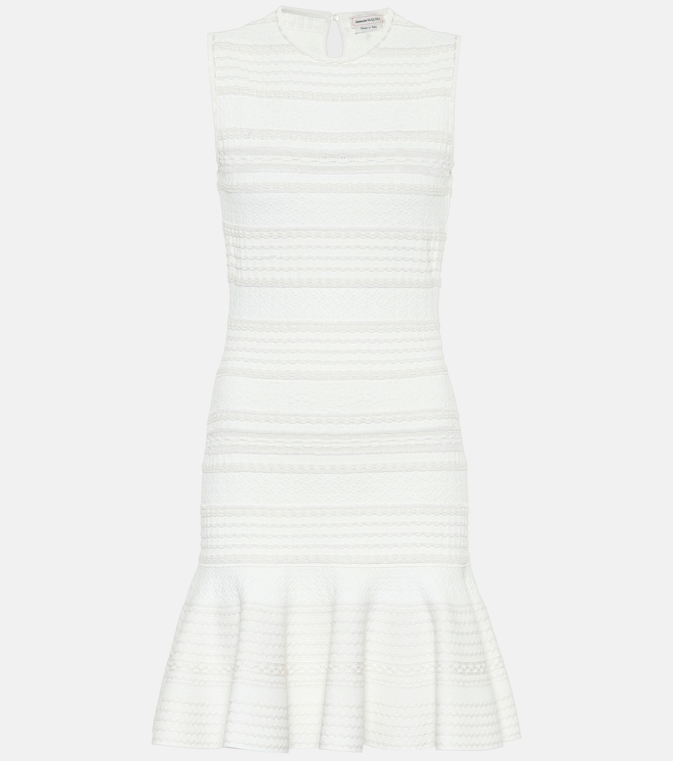 ALEXANDER MCQUEEN KNIT MINIDRESS,P00436736
