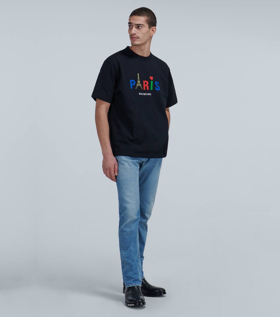 BALENCIAGA PARIS LOVE T-SHIRT,P00444290