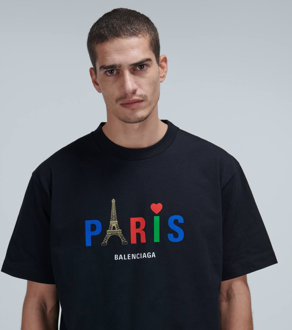 BALENCIAGA PARIS LOVE T-SHIRT,P00444290