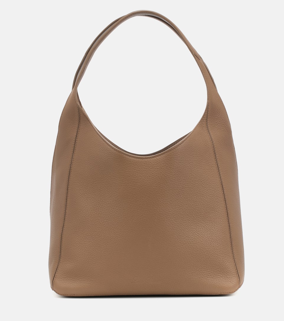 Loro Piana - Leather shoulder bag | Mytheresa