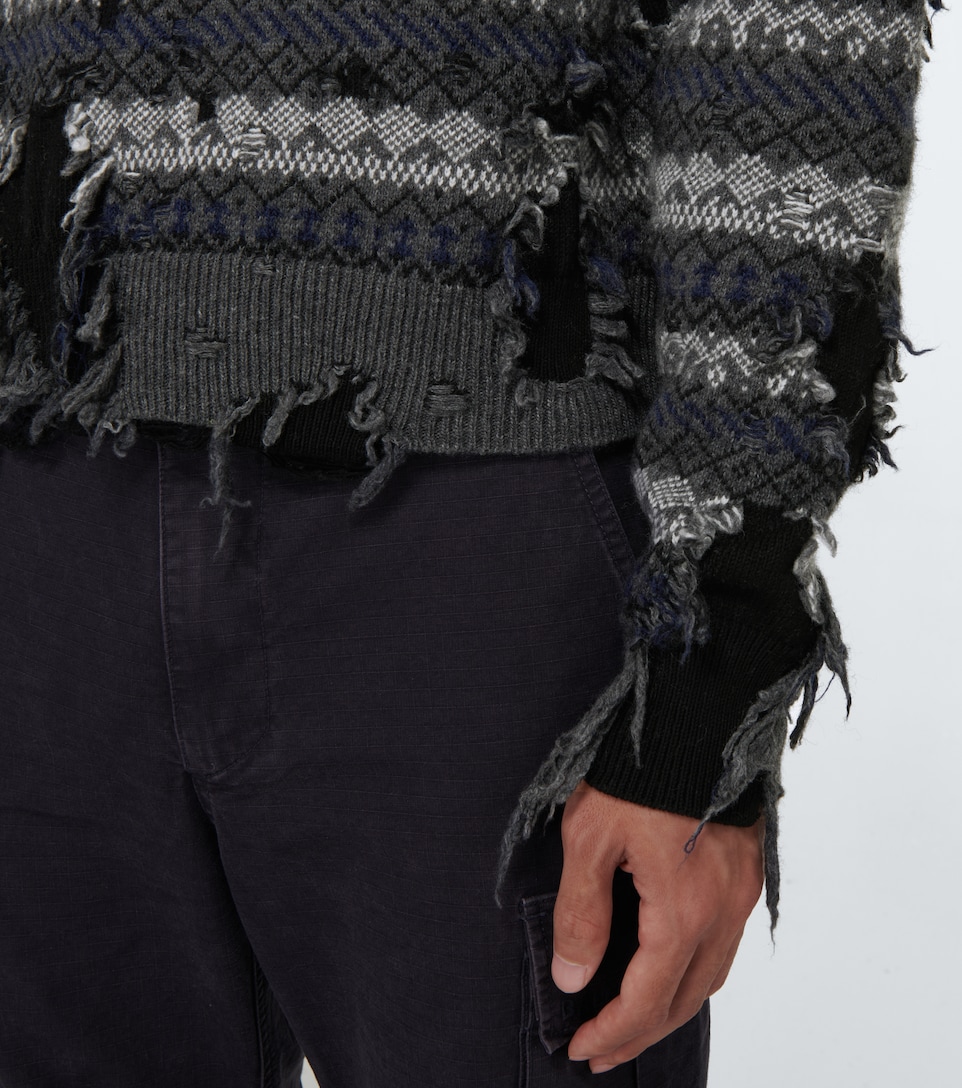 Balenciaga - Destroyed crewneck sweater 