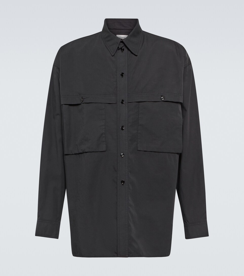 Lemaire - Storm Flap cotton shirt 