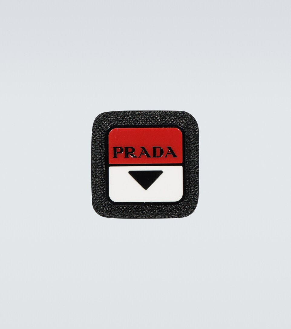 prada logo red