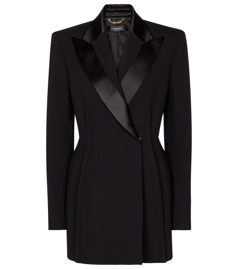 versace double breasted blazer