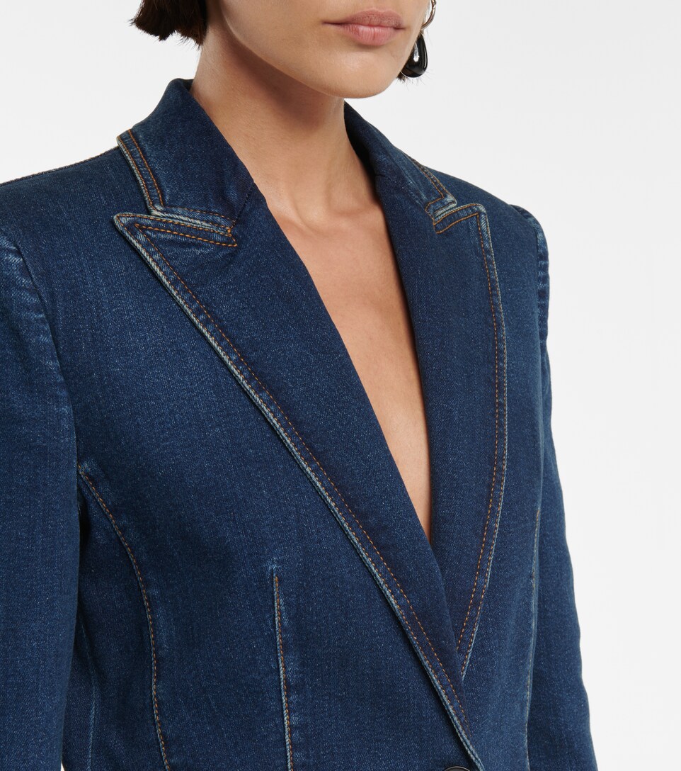 Single-breasted denim blazer | Mytheresa