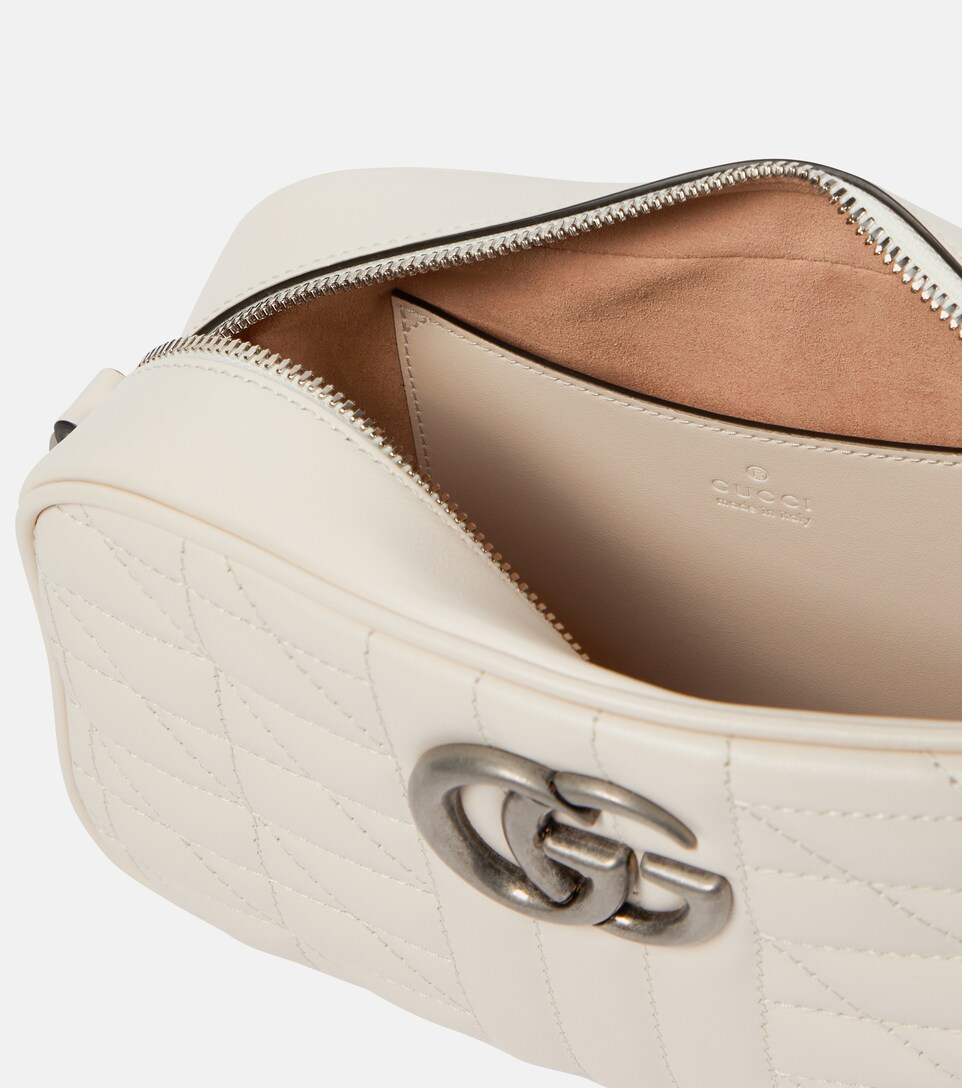 gg marmont micro leather shoulder bolsa