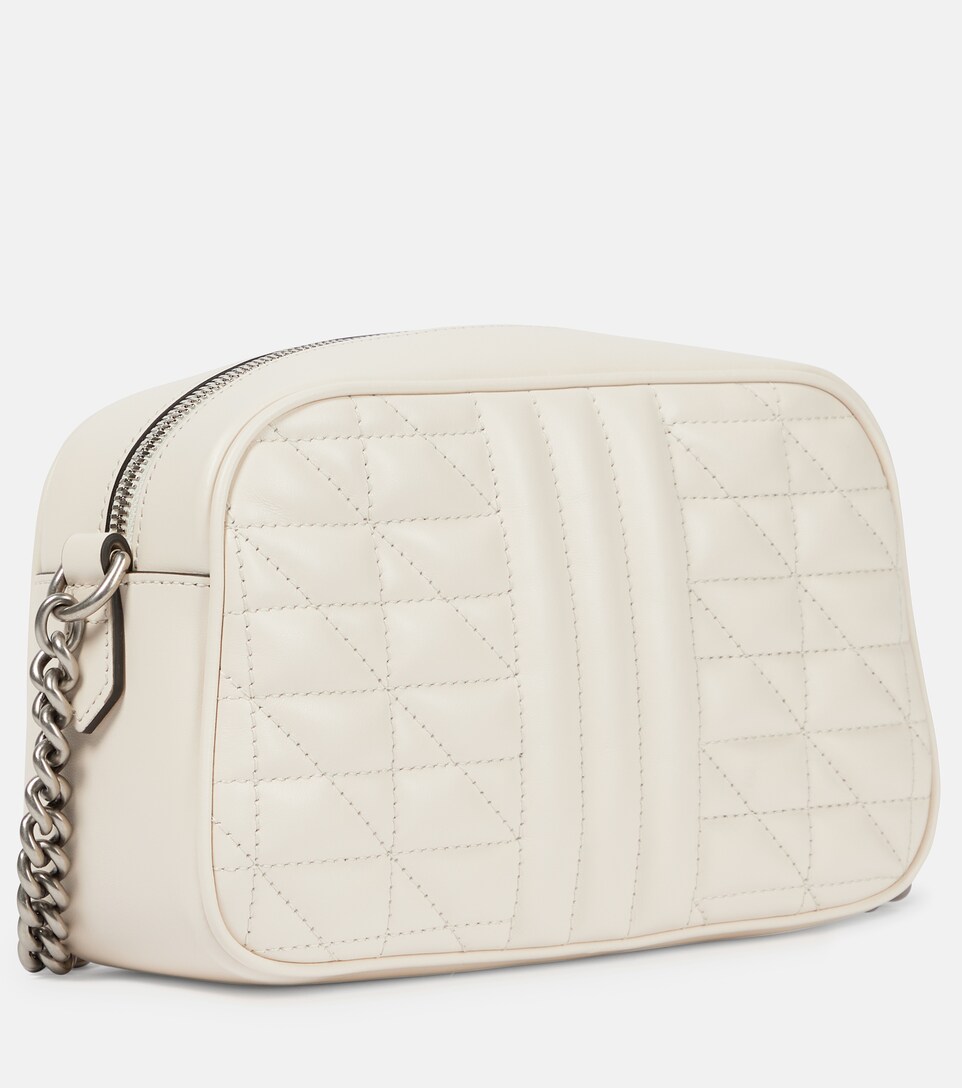 gg marmont micro leather shoulder bolsa
