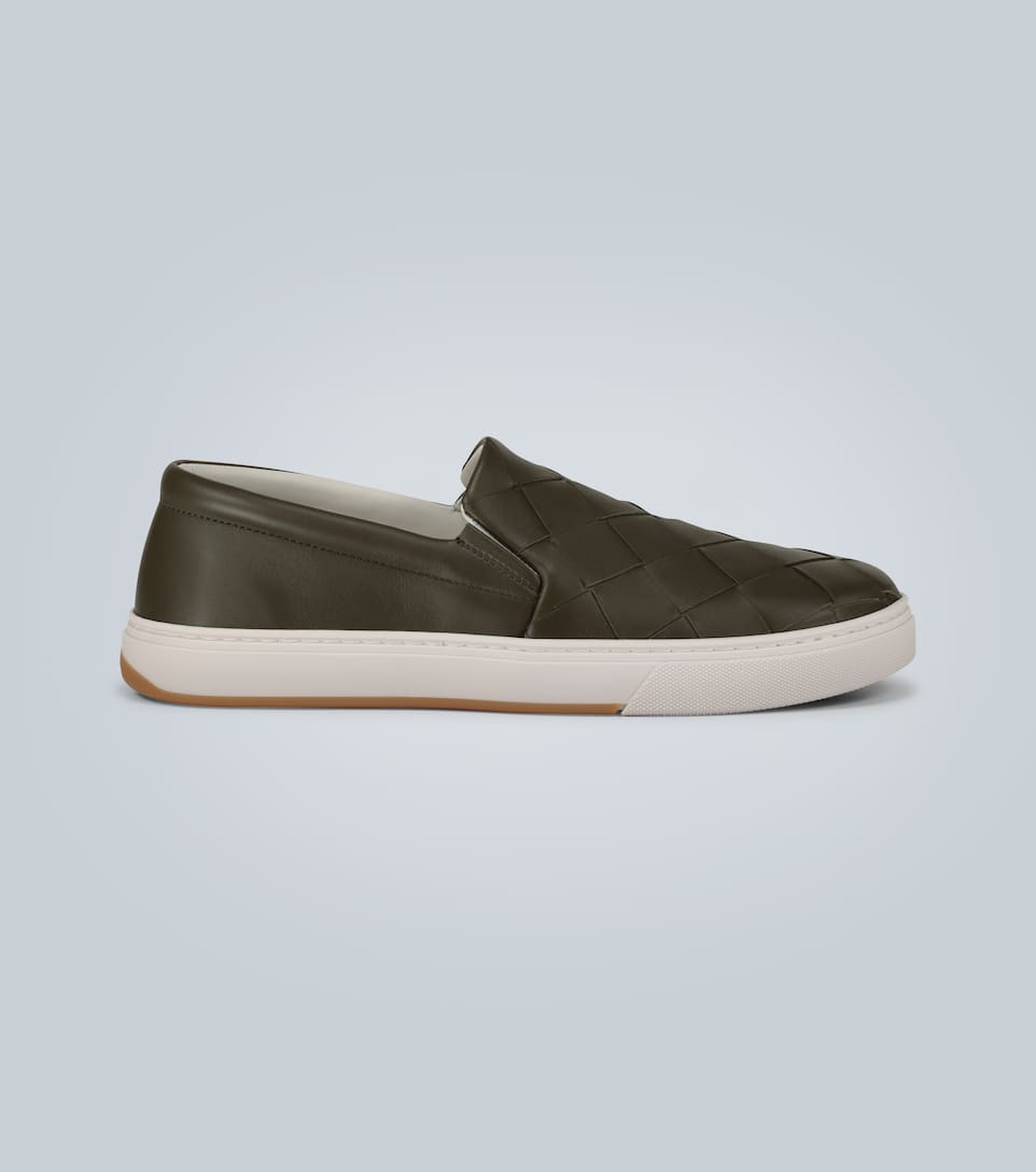 BOTTEGA VENETA SNEAKERS IN INTRECCIATO LEATHER,P00443466
