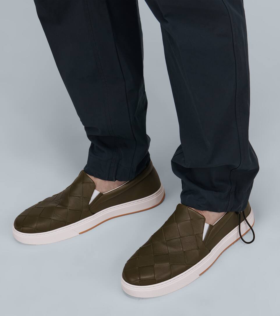 BOTTEGA VENETA SNEAKERS IN INTRECCIATO LEATHER,P00443466
