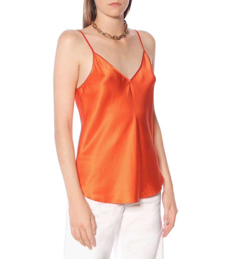 Top lencero naranja Outlet