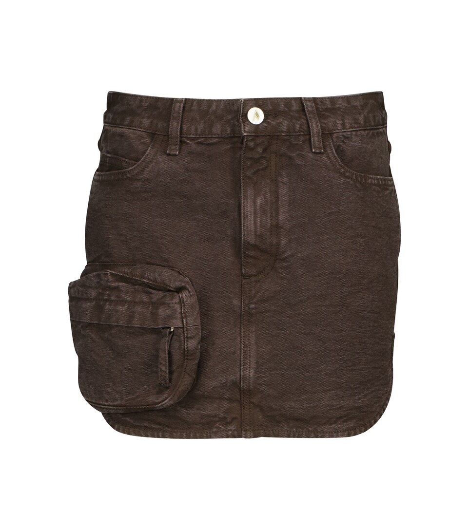 The Attico - Minigonna di jeans a vita alta | Mytheresa