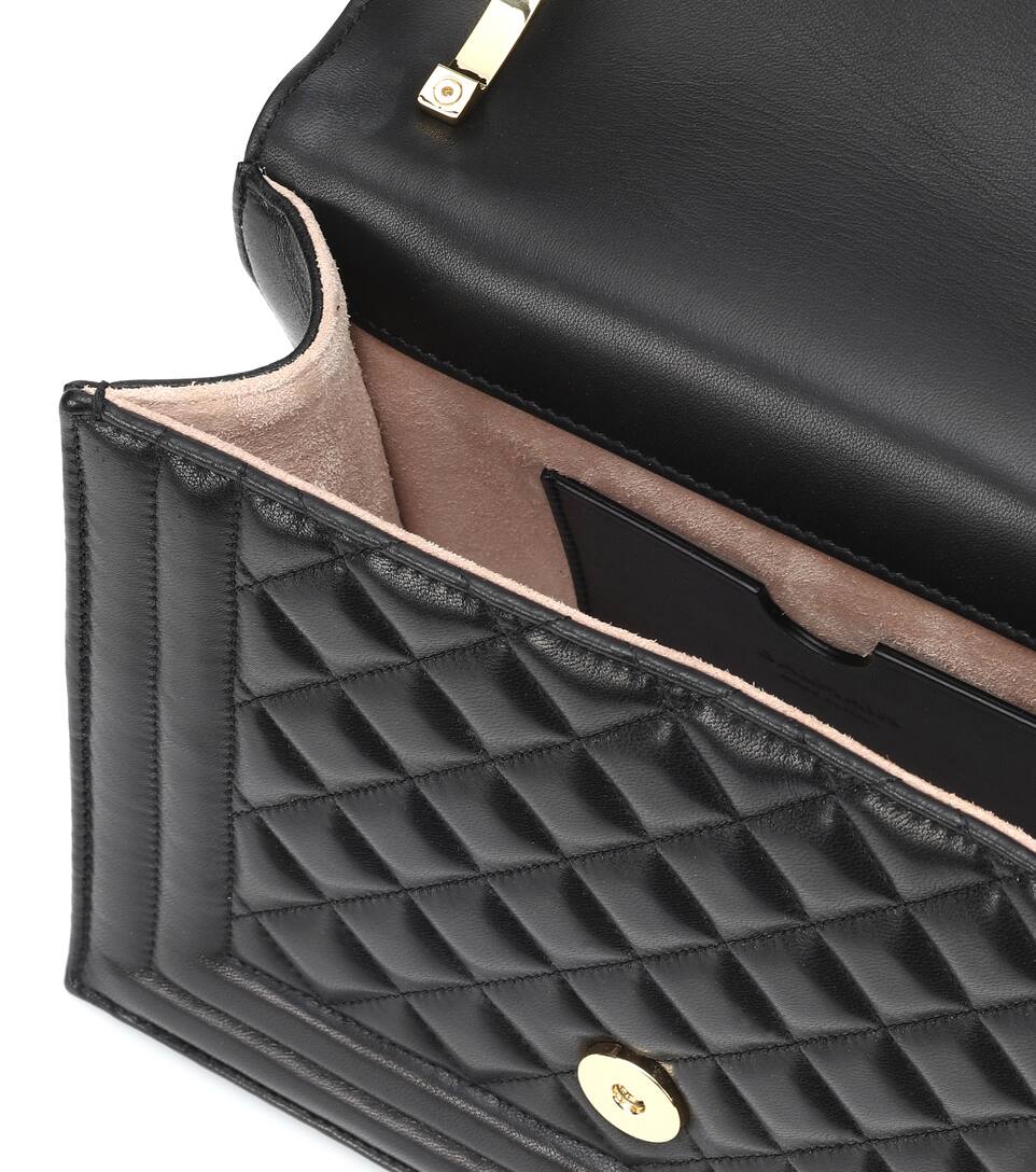 B 21 En Matelassé Sac Balmain Cuir À bag Bandoulière zGLSUMpqjV