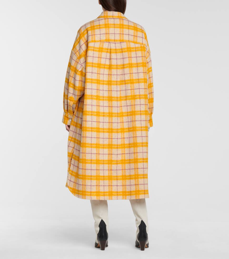 Isabel Marant Etoile Fontia Checked Wool Blend Coat Mytheresa Isabel marant etoile isabel marant's etoile echoes the main line's urban bohemian aesthetic with an exclusive range of cult sneakers, denim, knits and covetable accessories beloved by fashion insiders. fontia checked wool blend coat