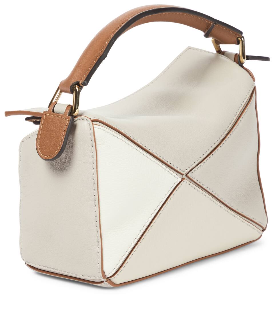 LOEWE Puzzle Mini leather shoulder bag Mytheresa