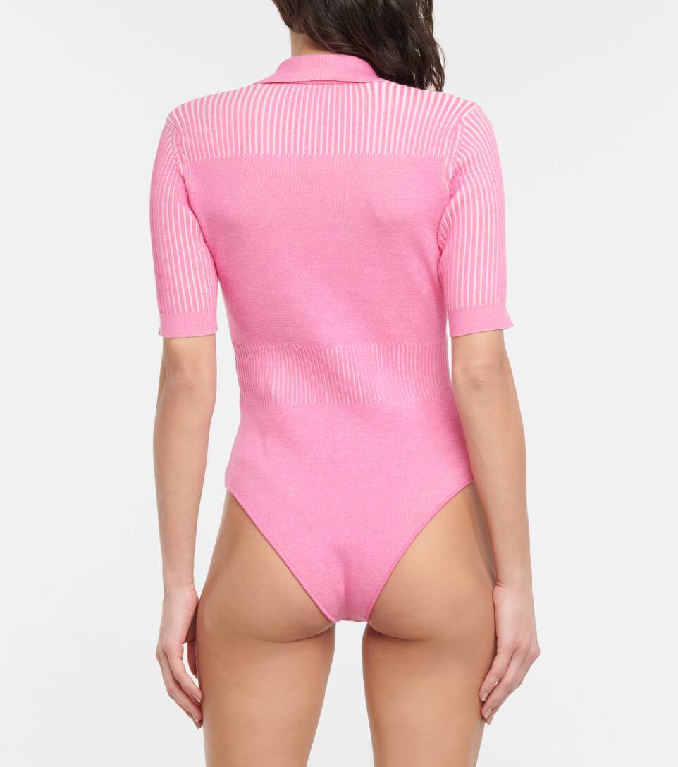 Jacquemus Le Body Yauco polo bodysuit Mytheresa