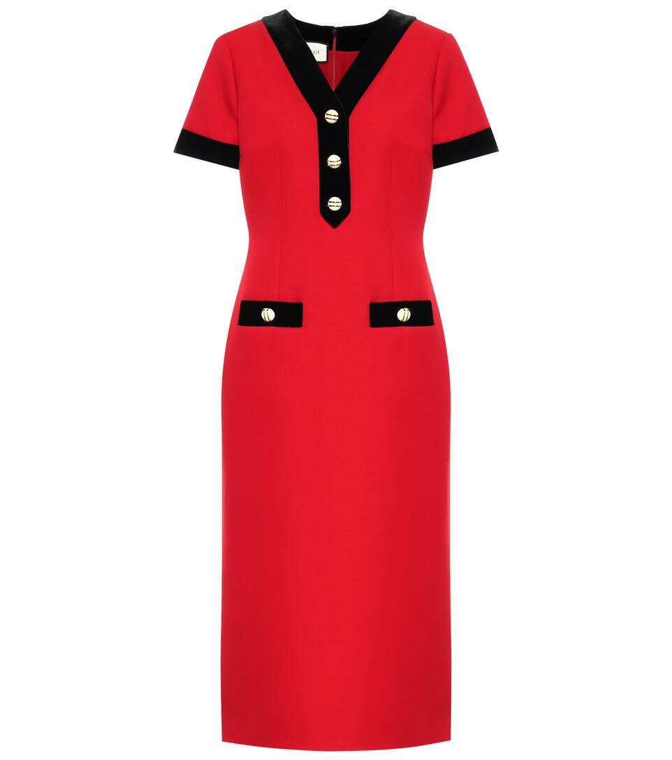 Wool And Silk Midi Dress Wool And Silk Midi Dress