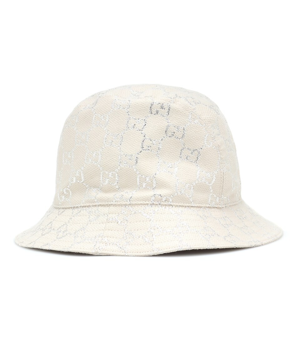 Gucci - Lamé bucket hat | Mytheresa
