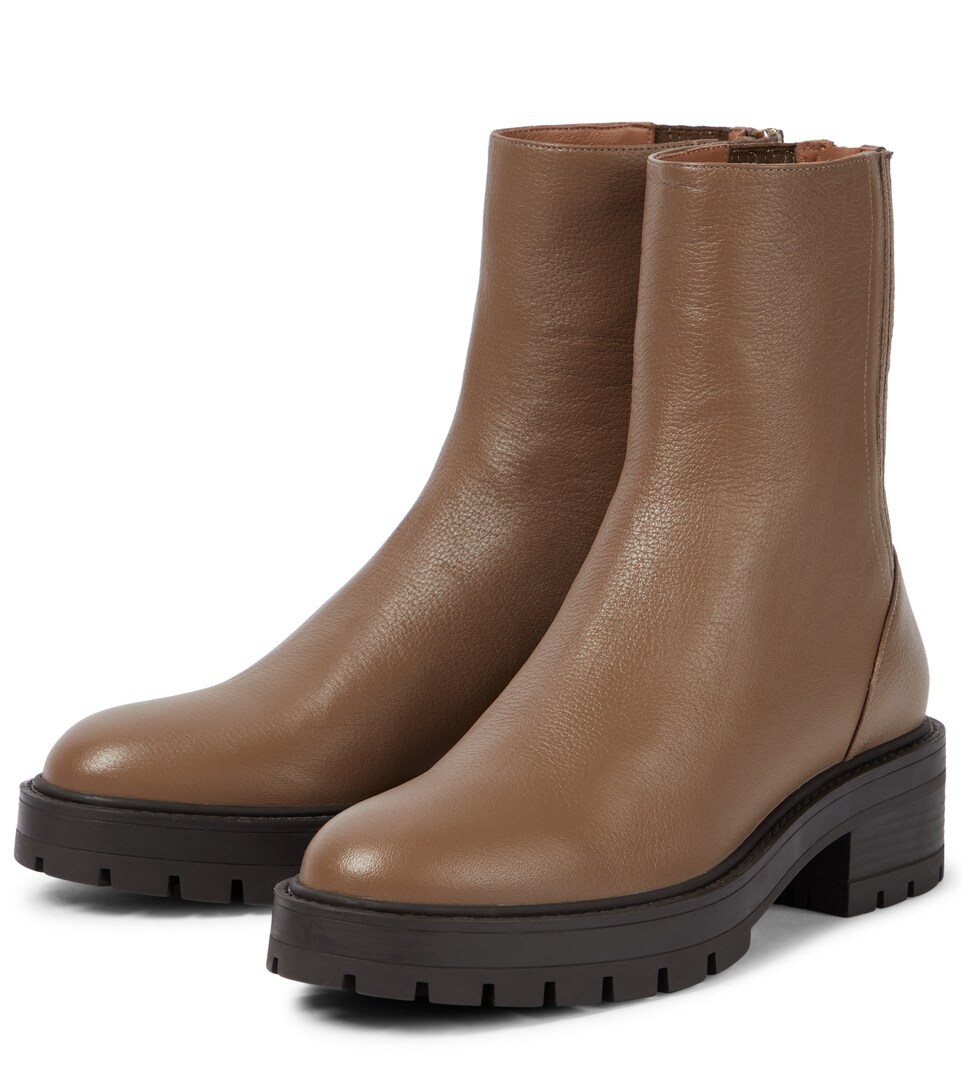 leather ankle boots | Mytheresa