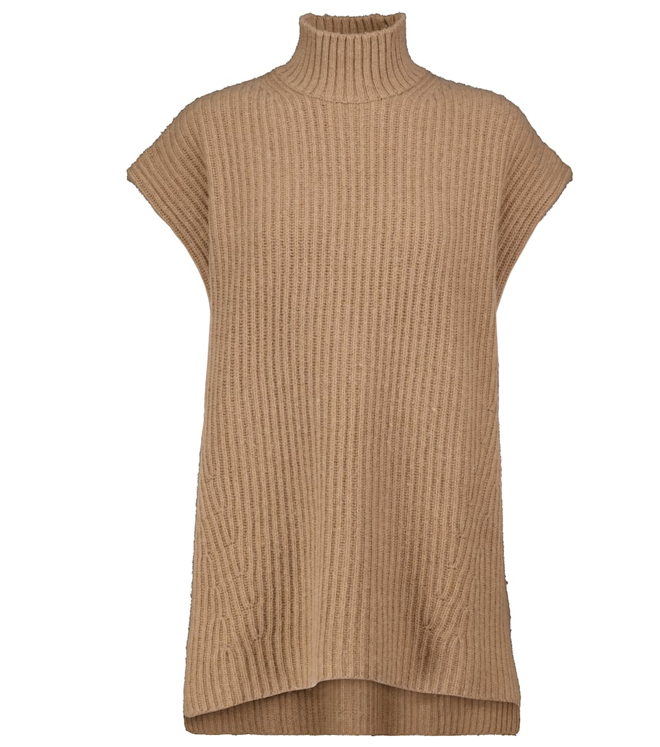 Ganni rib knit vest clearance