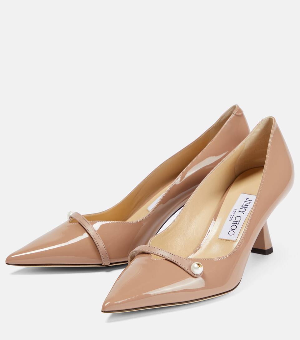Jimmy Choo Rosalia 65 patent leather pumps Mytheresa