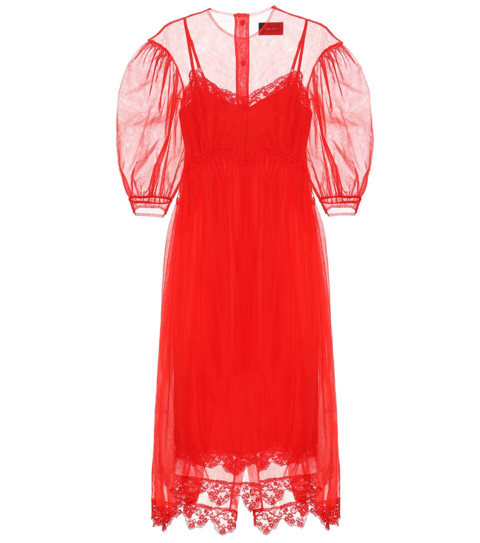 simone rocha red dress