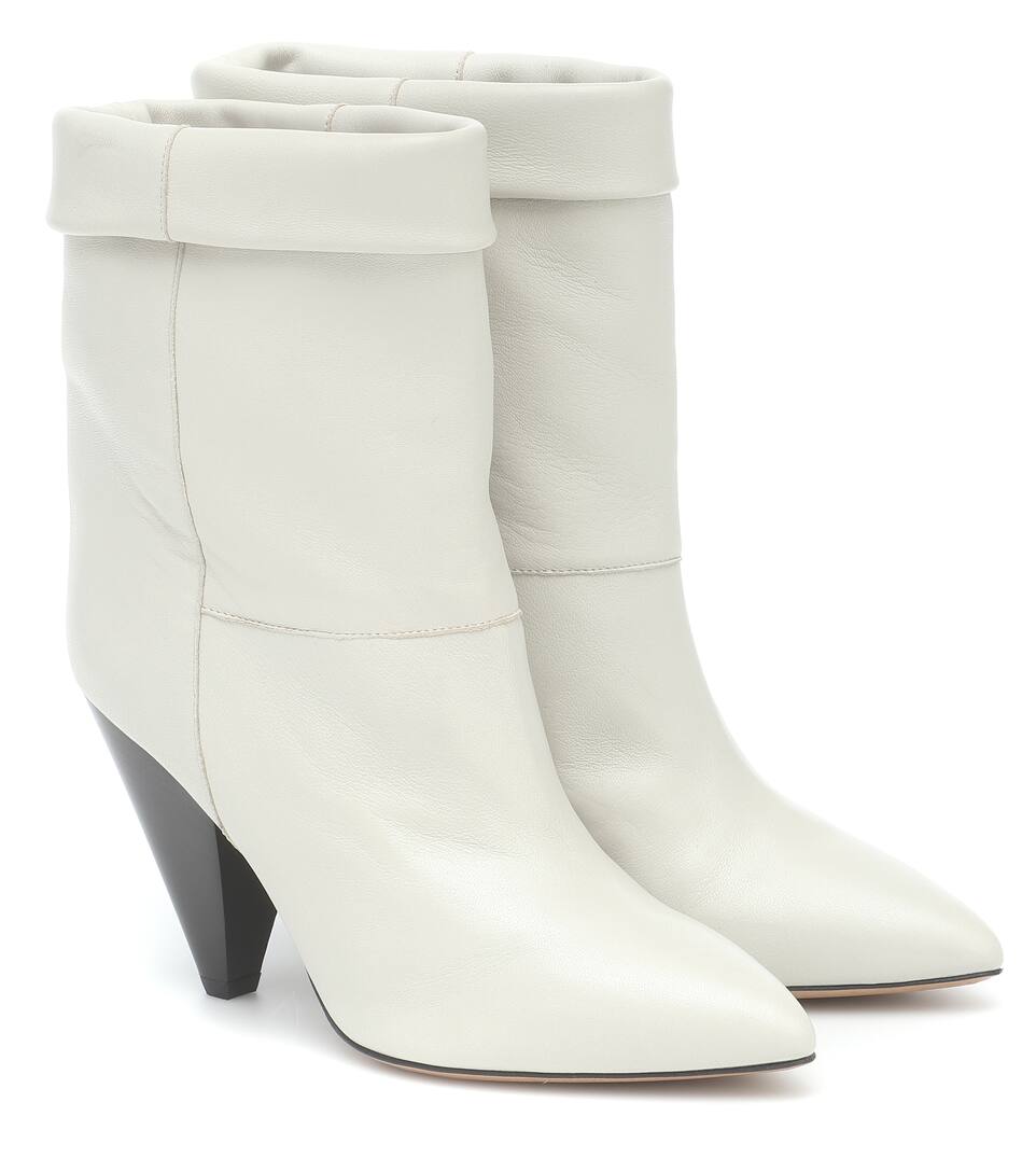 Luido Leather Ankle Boots Isabel Marant Mytheresa Isabel marant offers an impeccable collection of luxury womenswear. luido leather ankle boots