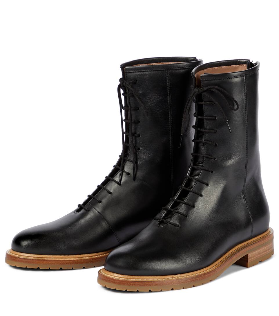 Exclusive to Mytheresa – Lace-up leather ankle boots