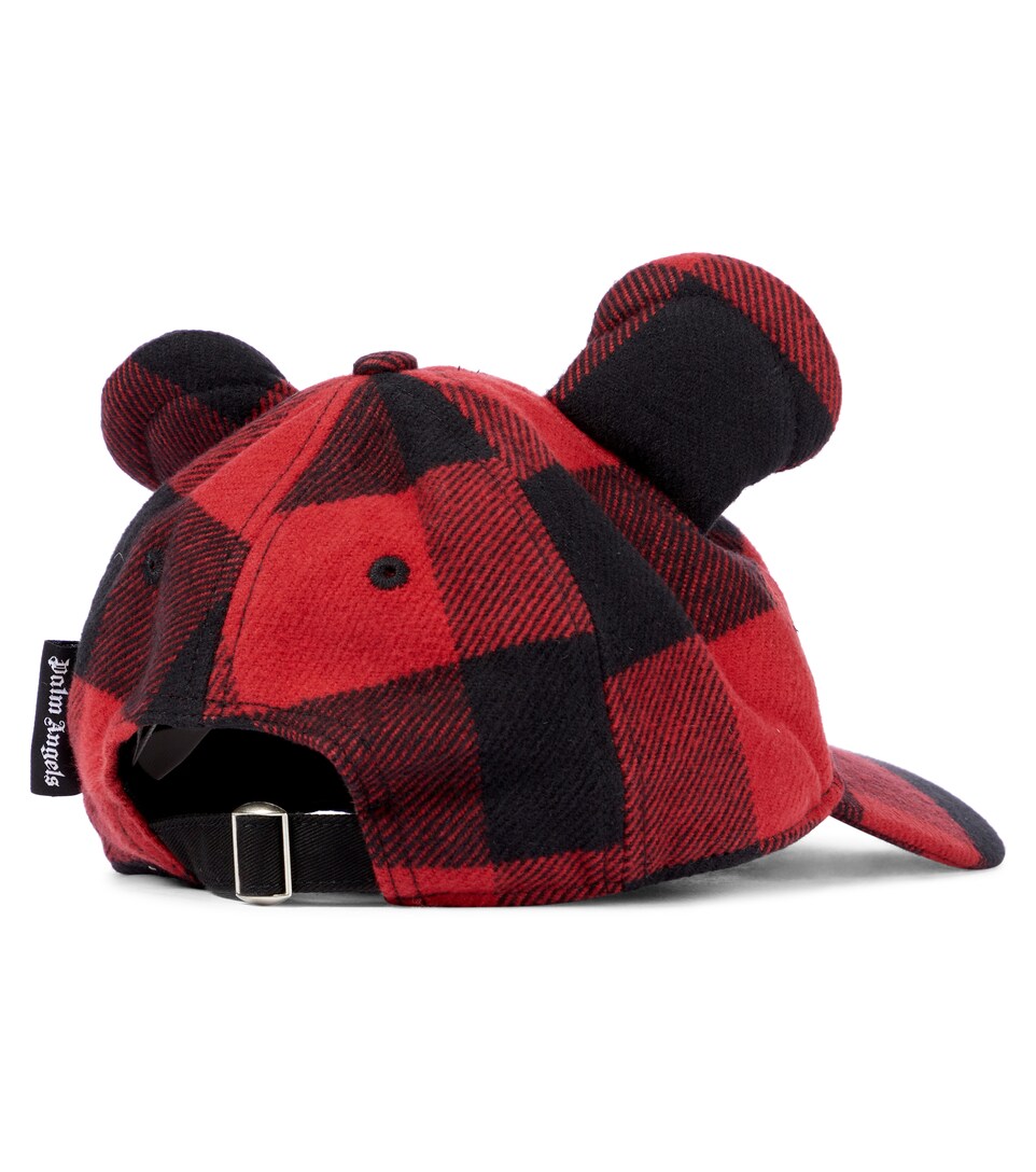 Palm Angels Kids - Checked cotton cap 