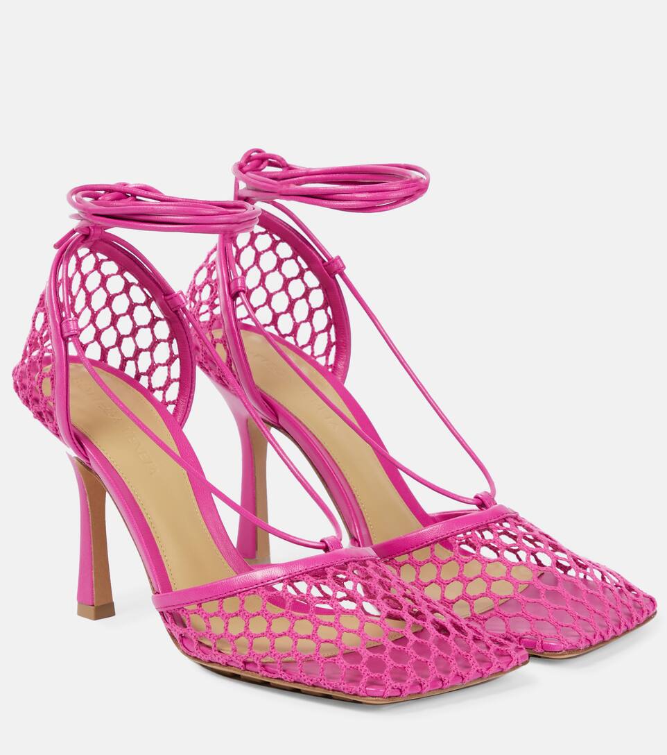 Bottega Veneta - Stretch 90 mesh pumps