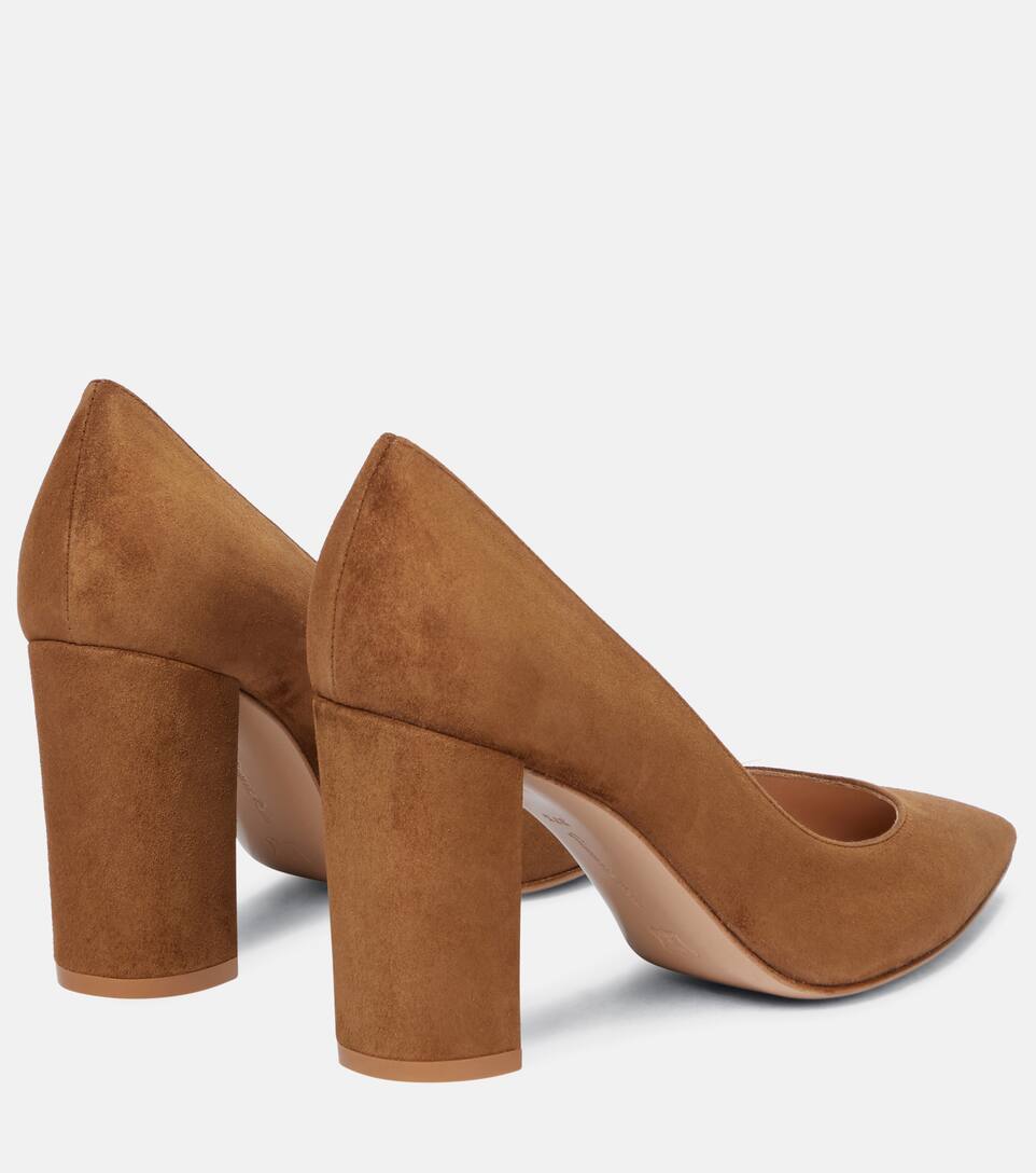 Gianvito Rossi Piper 85 suede pumps Mytheresa